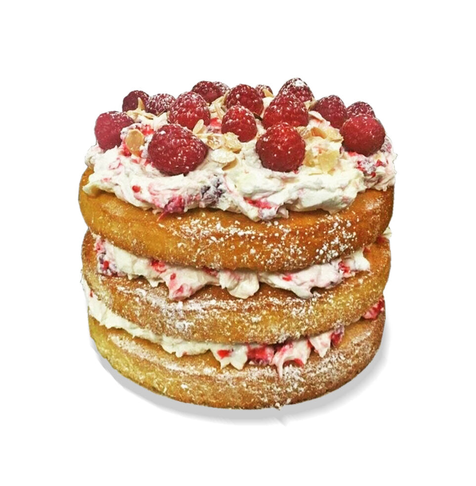 Raspberry and Almond Cake